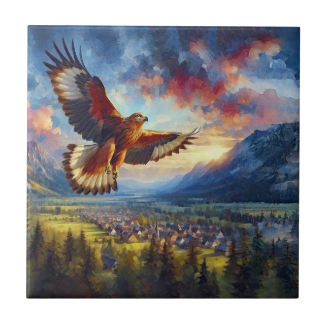 Adler Fliese (Vorderseite)