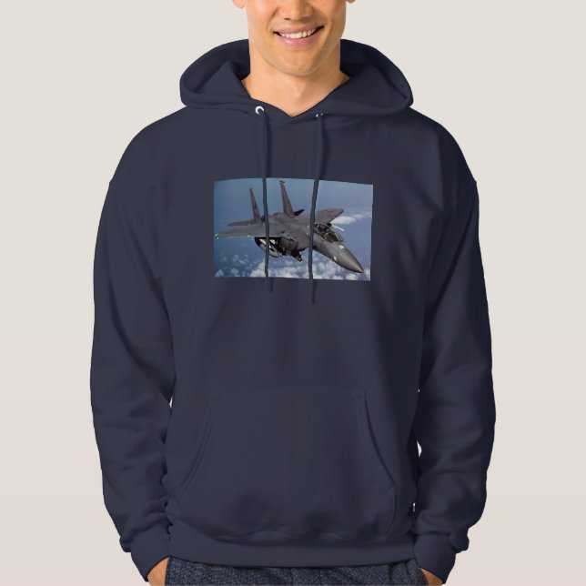 Adler-Foto des Streik-F15 Hoodie (Vorderseite)