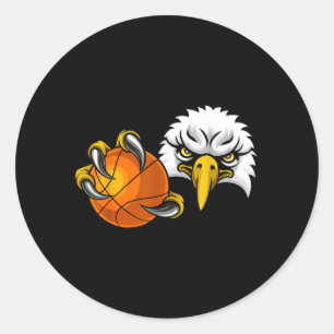 Adler Habicht Baseball Ball Weißkopfseeadler Carto Runder Aufkleber