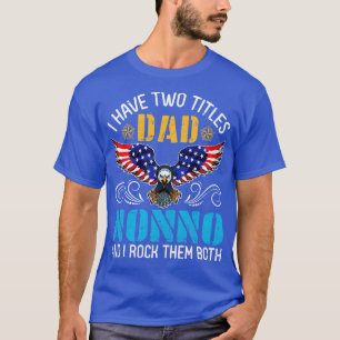 Adler ich habe zwei Titeln Vater und Nonno und ich T-Shirt