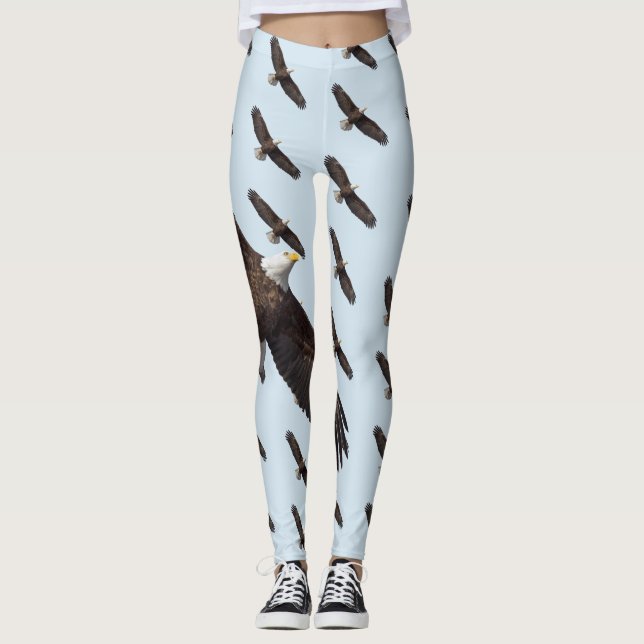Adler im Flug Leggings (Vorderseite)