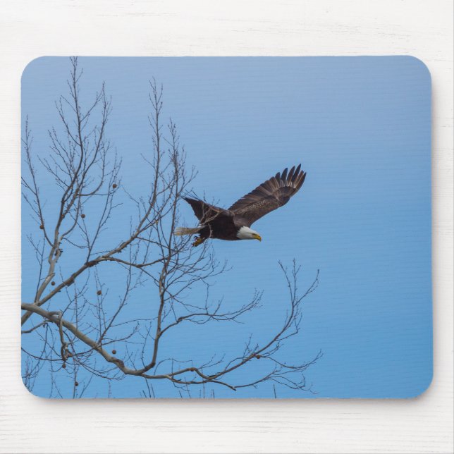 Adler im Flug Mousepad (Vorne)