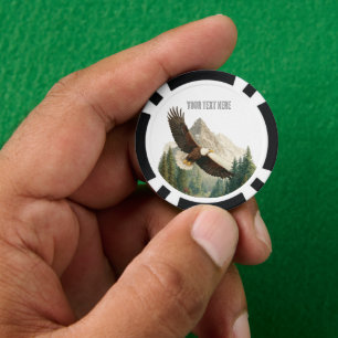 Adler im Flug Pokerchips