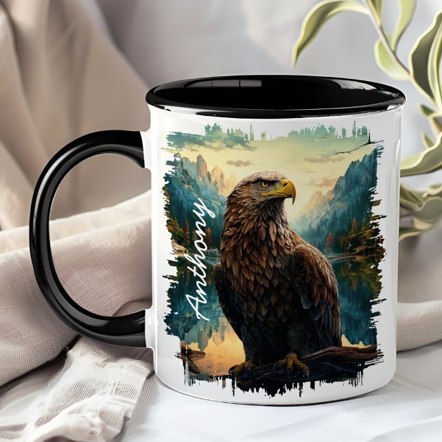 Adler im Gebirge Wilderness Tasse (Von Creator hochgeladen)