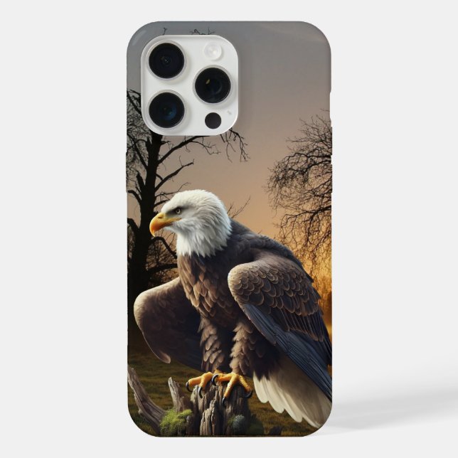 Adler in der Wildnis iPhone Hülle (Rückseite)