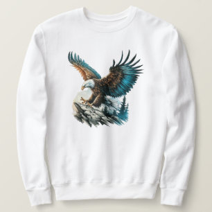 Adler in Wasserfarbe Sweatshirt