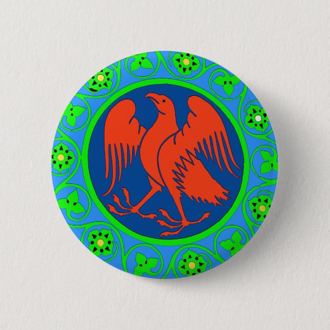 Adler, Italienisch Button (Vorderseite)