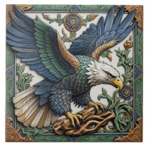Adler - Kunsthandwerk Keramik Tile