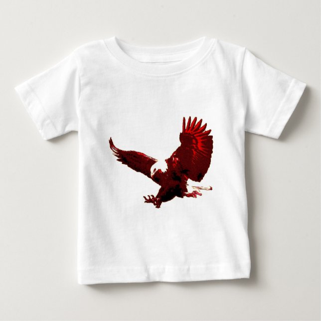 Adler landend - Adler im Flug Baby T-shirt (Vorderseite)