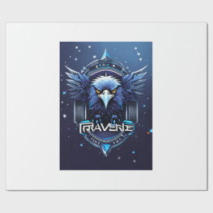 Adler-Logo-Geschenkpapier Starker Adlerkopf Geschenkpapier