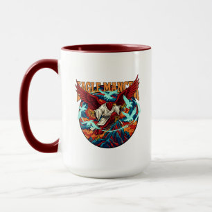 Adler-Mancer-Zauberer Fantasy-Mystischer-Vogel-Kun Tasse