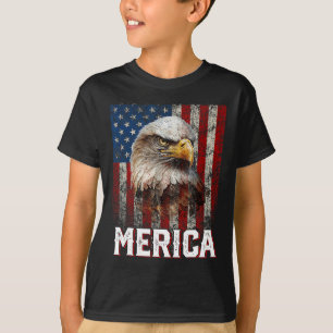 Adler Merica Patriotische USA-Flagge Adler der Fre T-Shirt