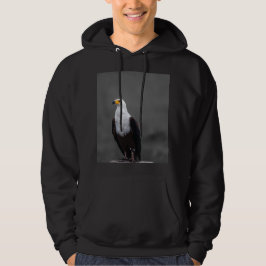 Adler Minimalistische selektive Farbfotografie Hoodie