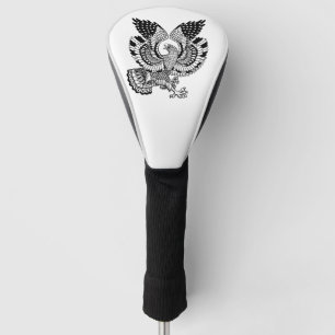 Adler mit amerikanischer Fahne Golf Head Cover Headcover