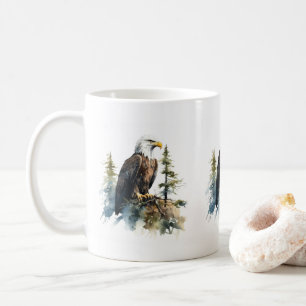 Adler mit ausgebreiteten Flügeln Tasse