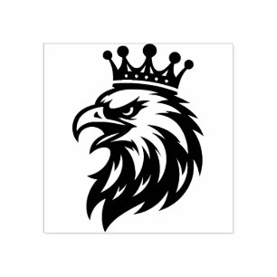 Adler mit Kronkautschuk-Briefmarke Gummistempel