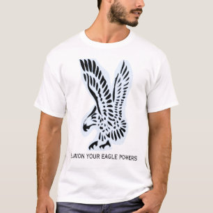 Adler (mit rufen Sie Ihren Adler-Power-Text) T-Shirt