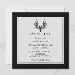 Adler mit zwei Köpfen Einladung