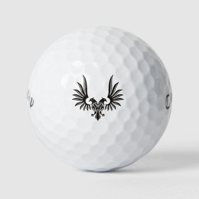 Adler mit zwei Köpfen Golfball (Vorderseite)