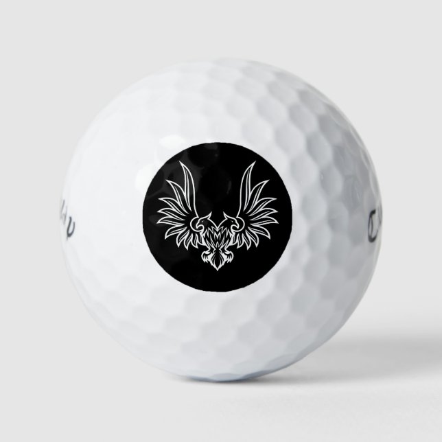 Adler mit zwei Köpfen Golfball (Vorderseite)