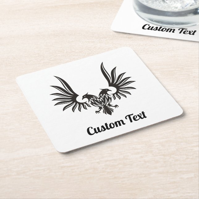 Adler mit zwei Köpfen Papier Untersetzer (angewinkelt)