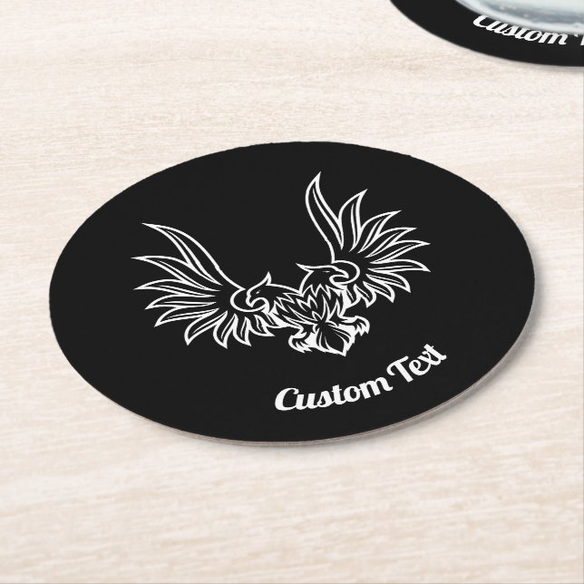 Adler mit zwei Köpfen Papier Untersetzer (Angewinkelt)