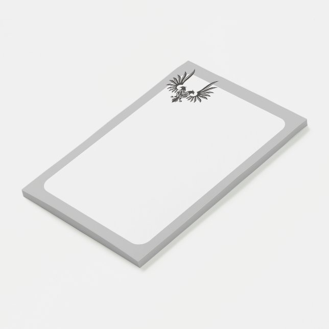 Adler mit zwei Köpfen Post-it Klebezettel (angewinkelt)