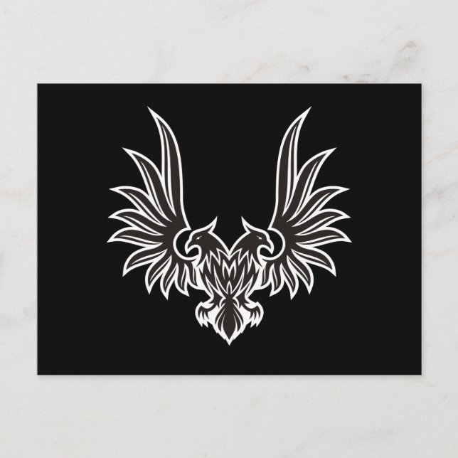 Adler mit zwei Köpfen Postkarte (Vorderseite)