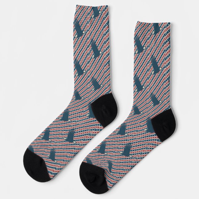 ADLER MUSTER SOCKEN (Linkes Detail)