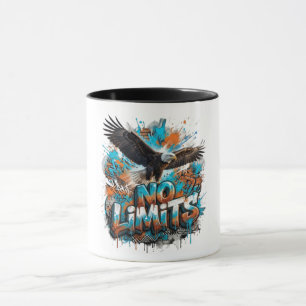 Adler ohne Grenzen Kaffeetasse   Motivierende Tier