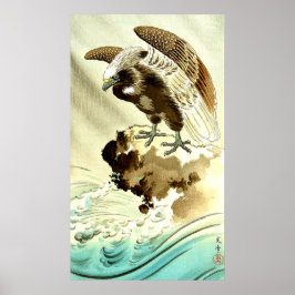 Adler over Waves Tsuchiya Koitsu 1930s Poster