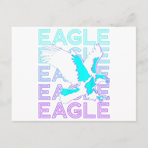 Adler Retro Feiertagspostkarte