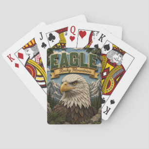Adler Rocky Mountains POPCUT Spielkarten