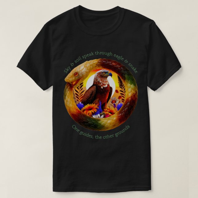 Adler & Schlange 006a T - Shirt (Design vorne)