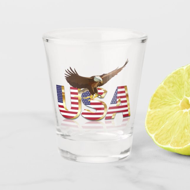 Adler Schnapsglas (Vorderseite)