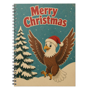 Adler-Schneewehen-Tier-Weihnachten Notizblock