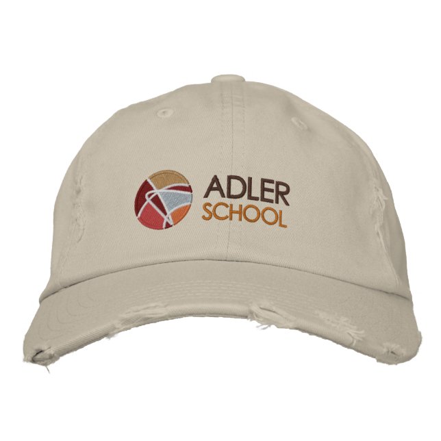 Adler School bestickt Hat 3 Bestickte Kappe (Vorderseite)