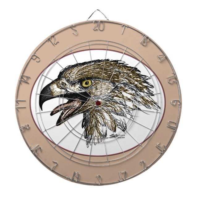 Adler schreit dartscheibe (vorne)