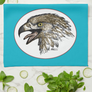 Adler schreit handtuch