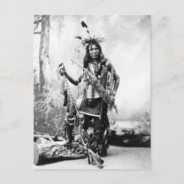 Adler-Shirt (Sioux) Postkarte (Vorderseite)