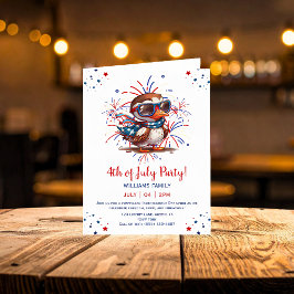 Adler Sommerparty Patriotisch USA 4. Juli Einladung