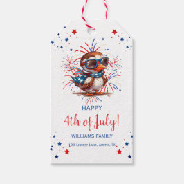 Adler-Sommerparty Patriotisch USA 4. Juli Geschenkanhänger