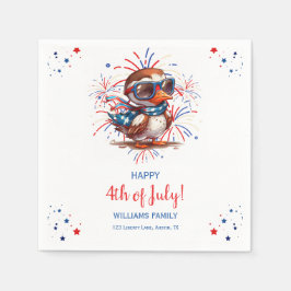 Adler Sommerparty Patriotisch USA 4. Juli Serviette