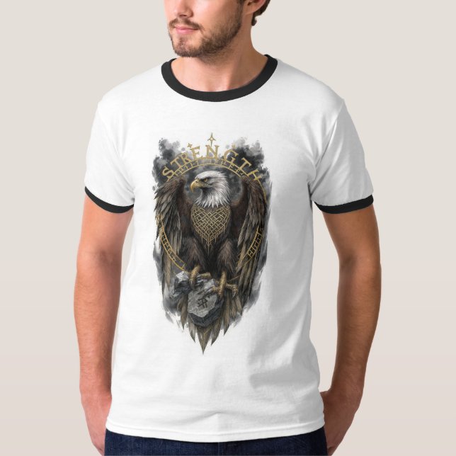 Adler-T-Shirt T-Shirt (Vorderseite)