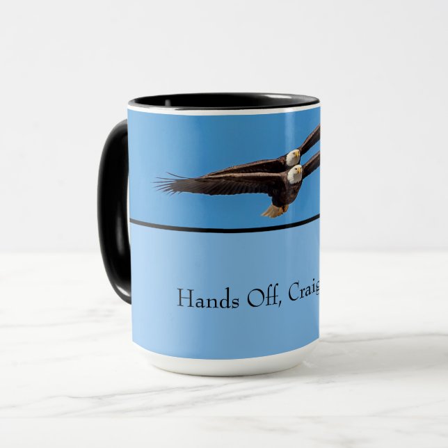 Adler Tasse (Vorderseite Links)