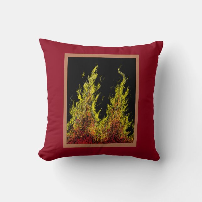 Adler und Feuer Kissen (Vorderseite)