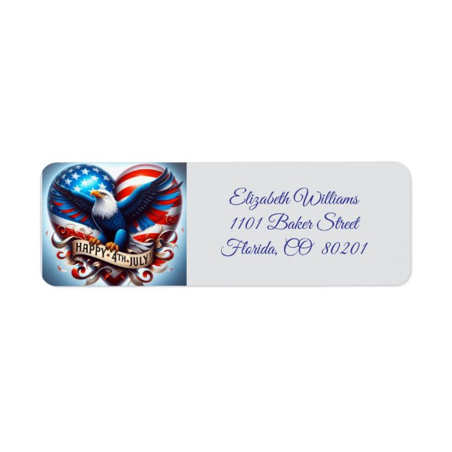 Adler und Flag Amerika 🇺 🇸 (Vorne)