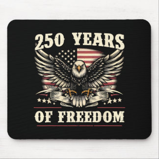 Adler und Flagge 250 Jahre 1776-2026 250. Geburtst Mousepad