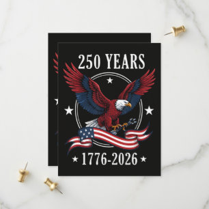 Adler und Flagge 250 Jahre 1776-2026 250. Save The Date