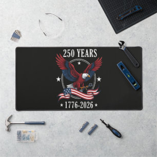 Adler und Flagge 250 Jahre 1776-2026 250. Schreibtischunterlage